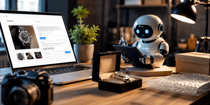 eBay出品の説明文を英語で作成する際、AI翻訳を効果的に活用する方法と、自然な表現にするための校正ポイントを解説します。